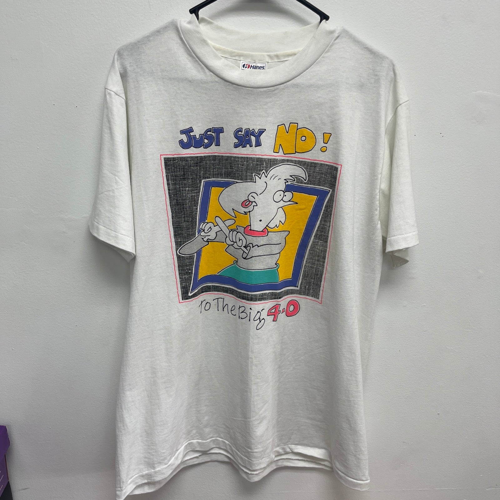 Just Say No vintage t shirt Size large